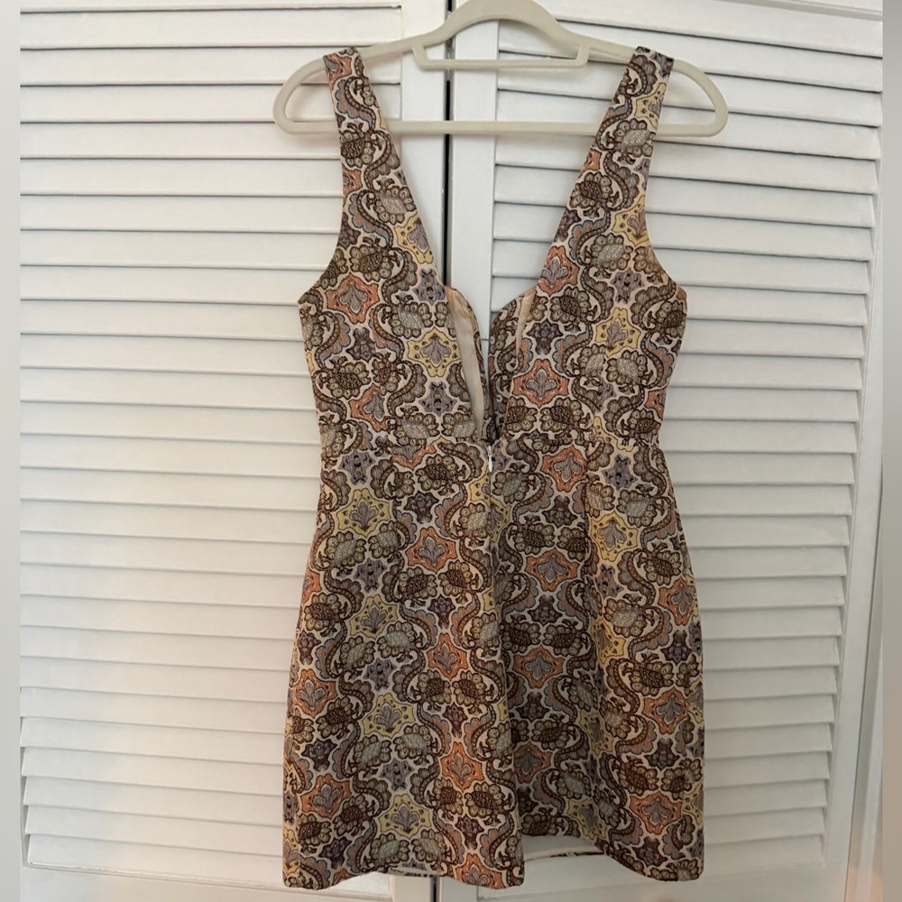 For Love And Lemons Multicolor Patterned Mini Dress